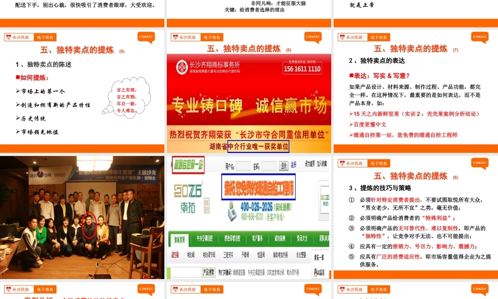 第08讲 网络产品独特卖点提炼.ppt