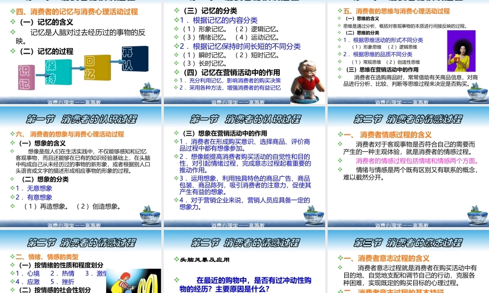 第二章 消费者的心理活动过程.ppt