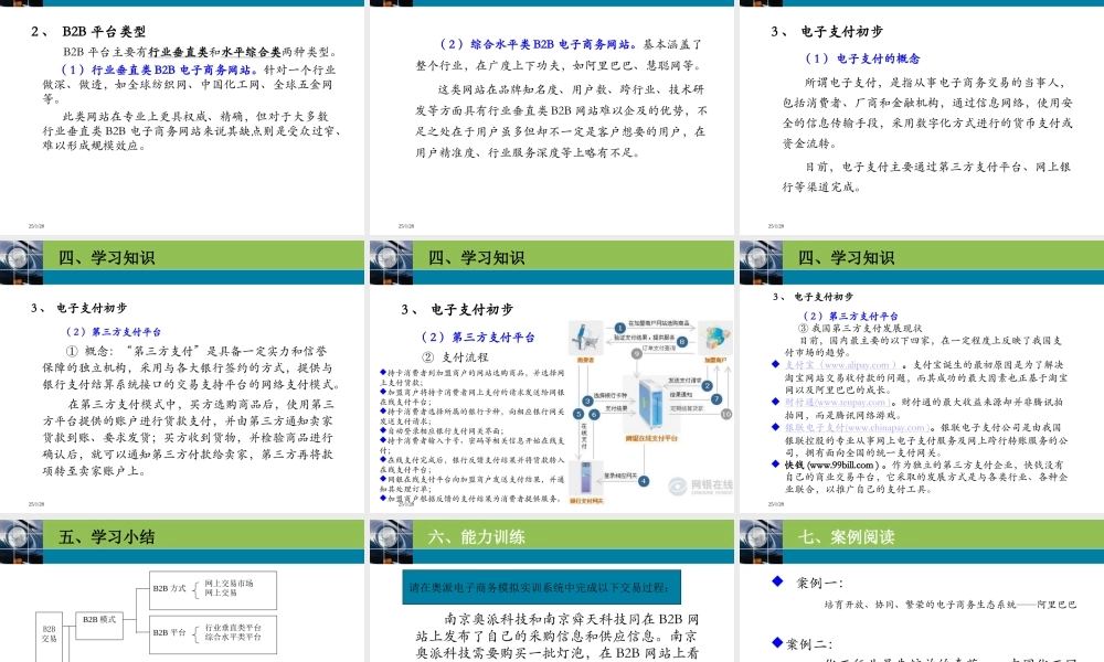 第二章 情景一B2B交易.ppt