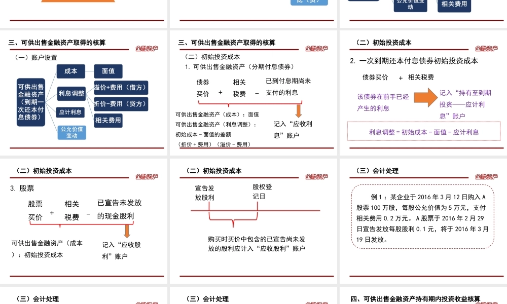 第二章第五节可供出售金融资产.ppt