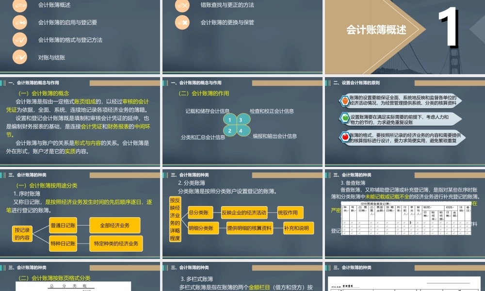 第六章会计账簿（刘薇薇调整）.ppt