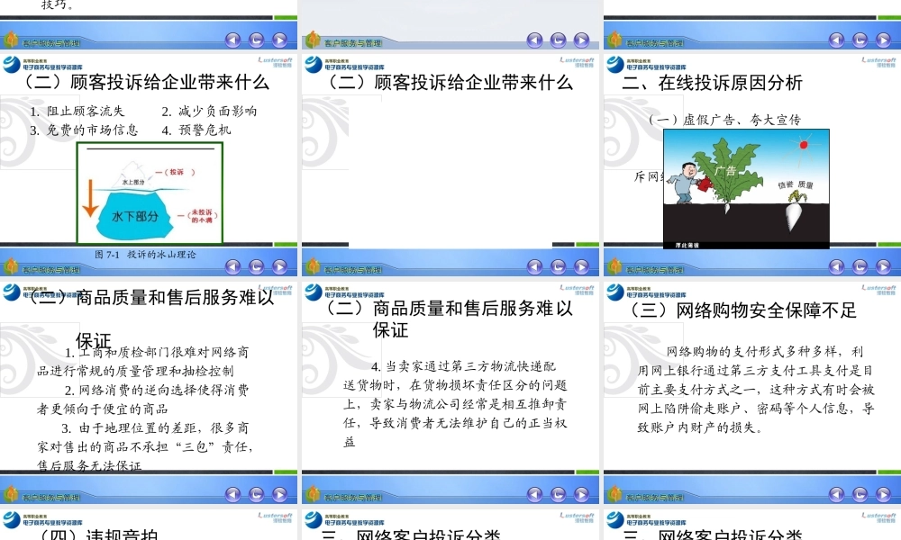 第七章客户在线投诉处理.ppt