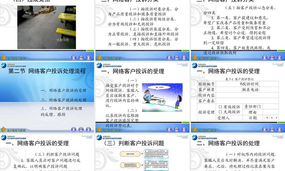 第七章客户在线投诉处理.ppt