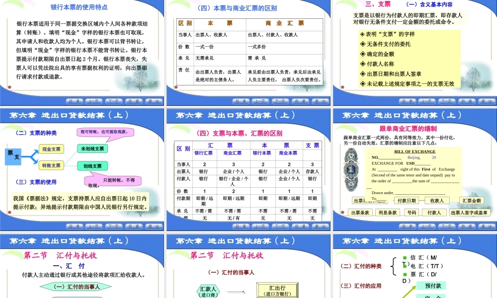 第六章 进出口货款结算（上）.ppt