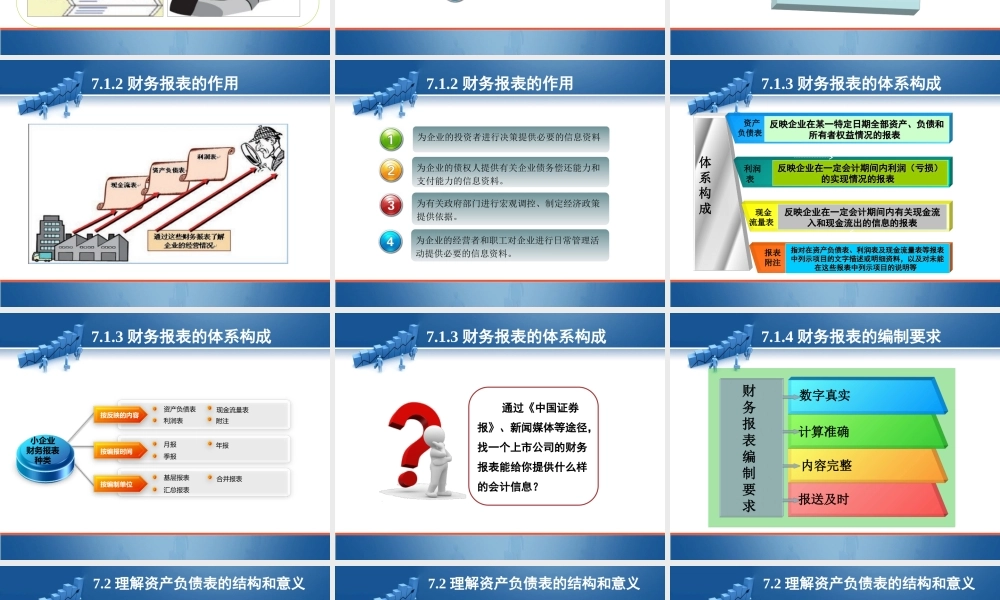 第七单元 阅读企业财务报表.ppt