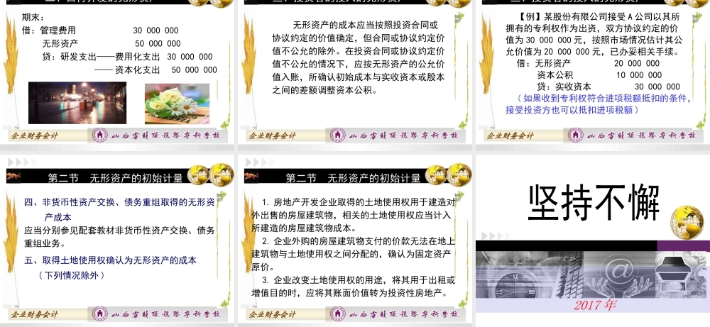 第七章第二节无形资产的初始计量.ppt