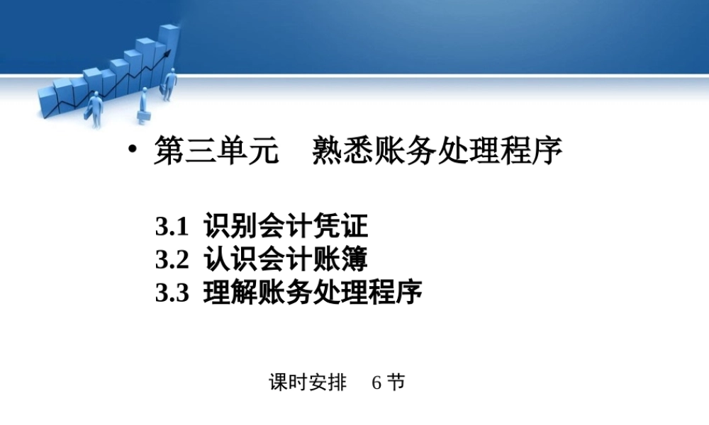 第三单元 熟悉账务处理程序.ppt