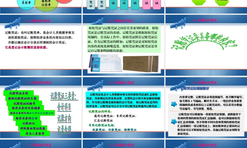 第三单元 熟悉账务处理程序.ppt