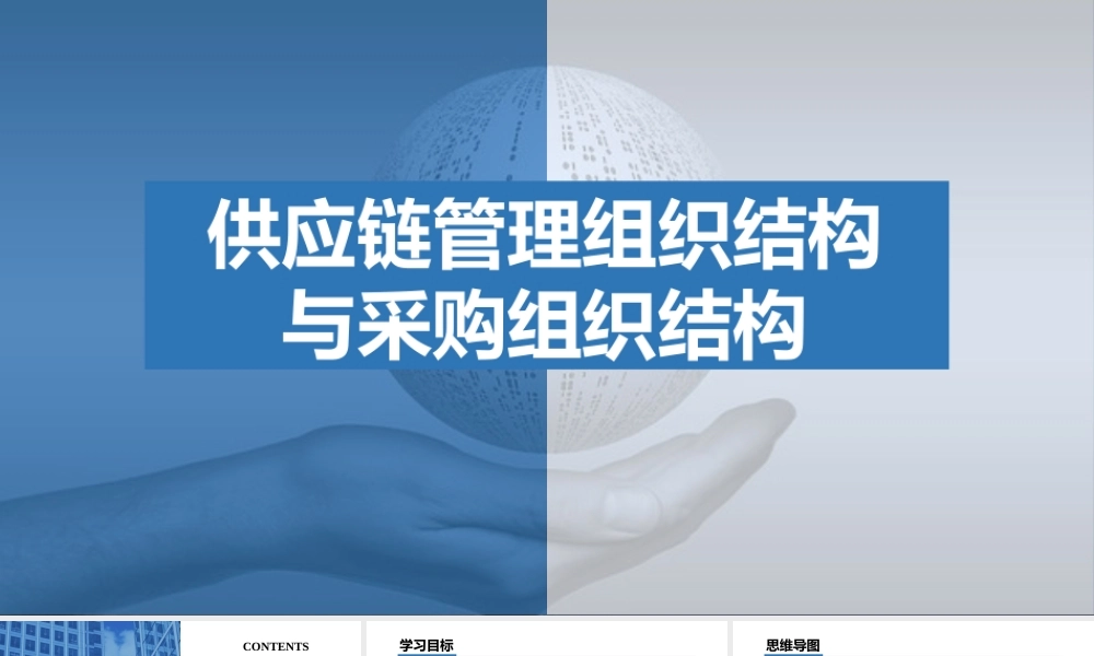 第三章 供应链管理组织结构与采购组织结构.pptx