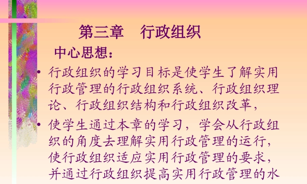 第三章 行政组织（幻灯片）.ppt
