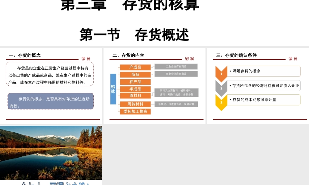 第三章第一节 存货（存货的概述）.ppt