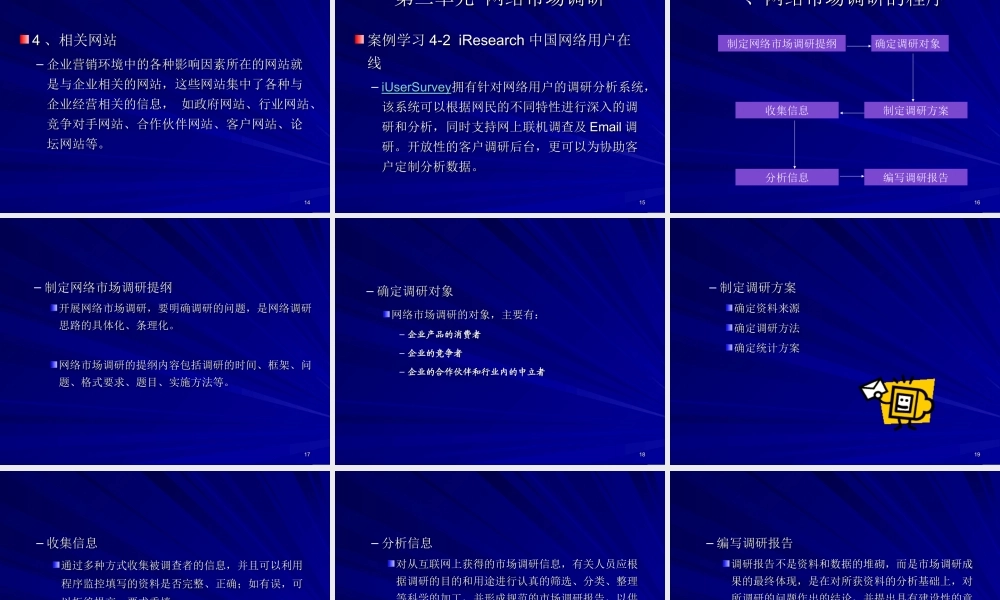 第四章 网络市场调研.ppt