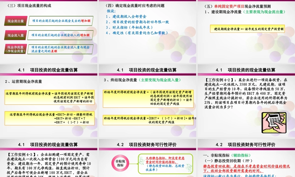 第四单元 项目投资管理.ppt