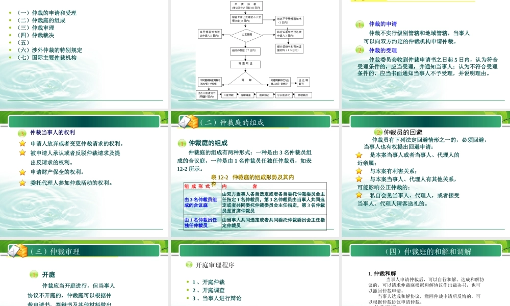 第十一章经济仲裁和民事诉讼-教你怎样打官司.ppt