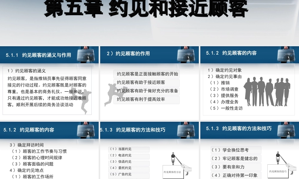 第五章 约见和接近顾客.ppt