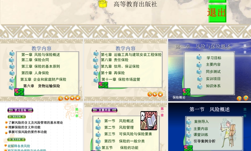 第一章 风险与保险概述.ppt