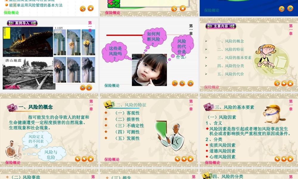 第一章 风险与保险概述.ppt