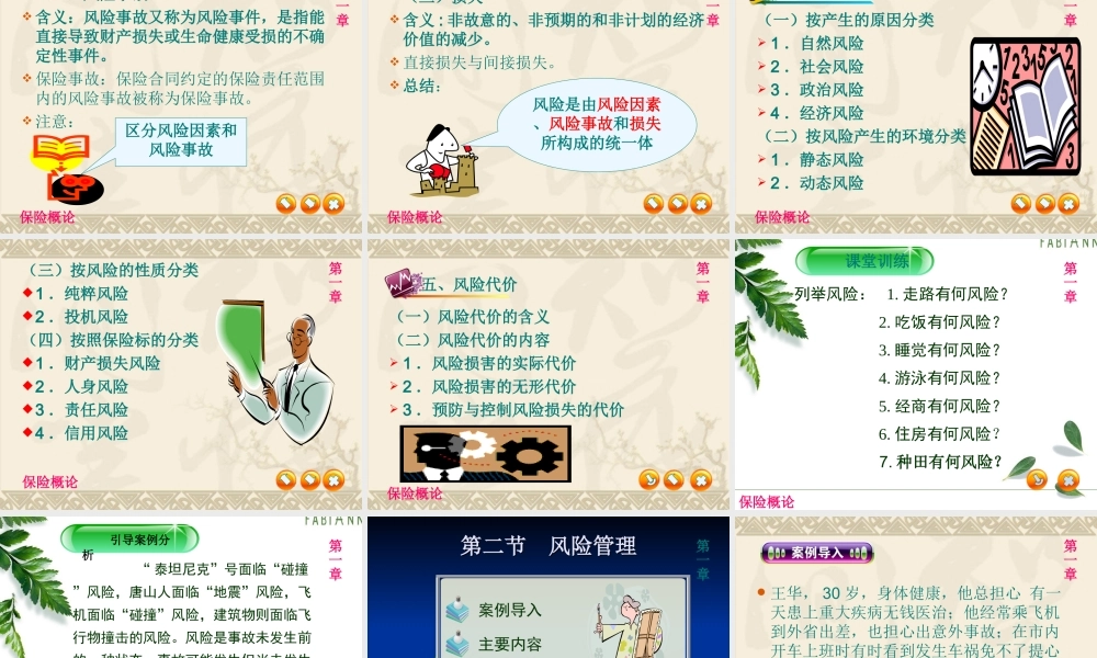 第一章 风险与保险概述.ppt