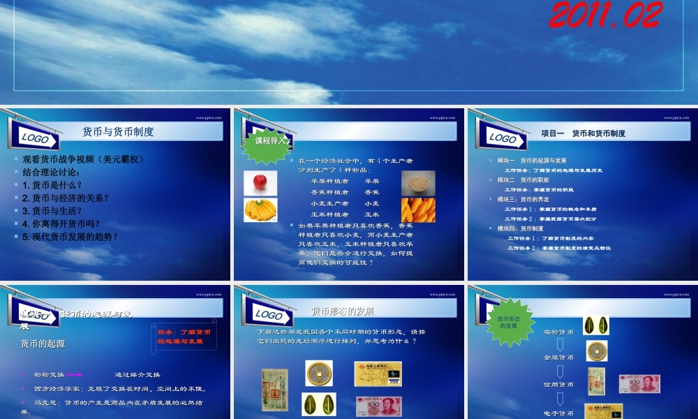 第一章 货币与货币制度(朱).ppt