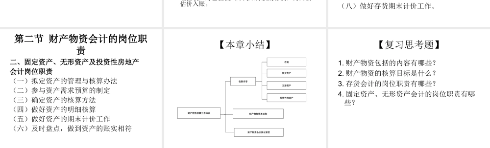 第一章__财产物资岗位核算工作体系.ppt