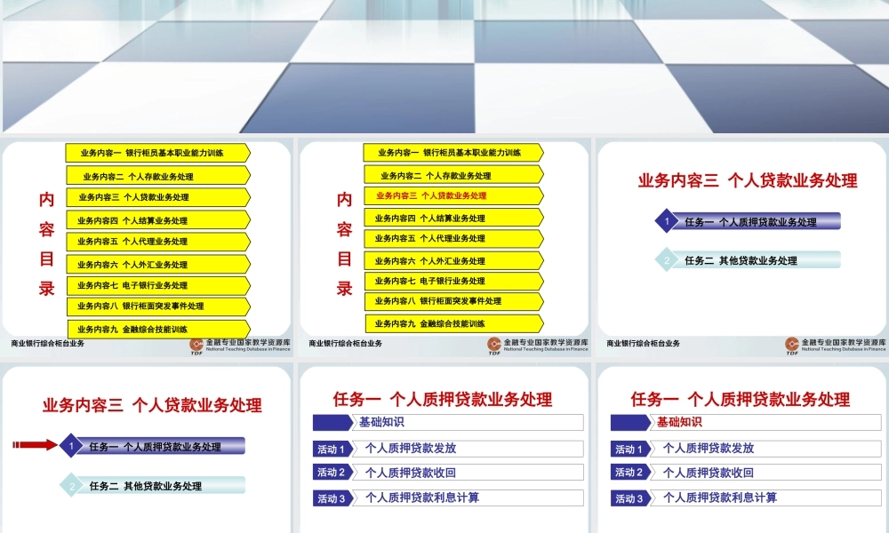 个人贷款业务处理.ppt