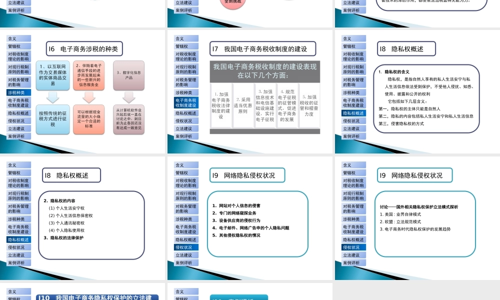 电子商务法规-单元I 电子商务中的其他法律问题.ppt