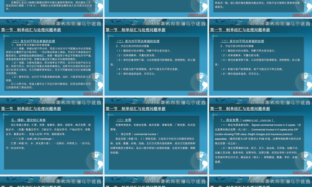 国际贸易实务2012－第十、十一章.ppt