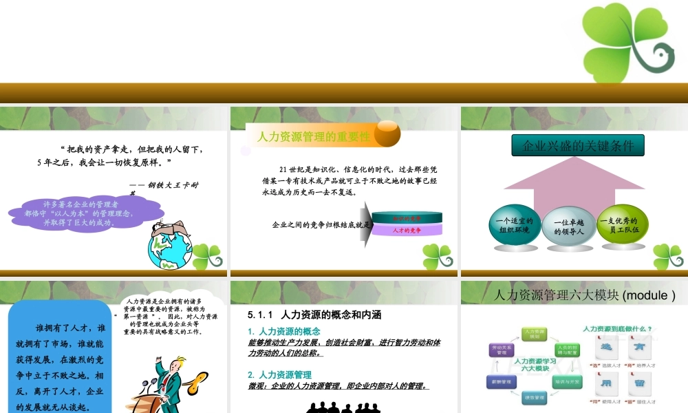 惠婷 第五章 人力资源管理(2012.12.18).ppt