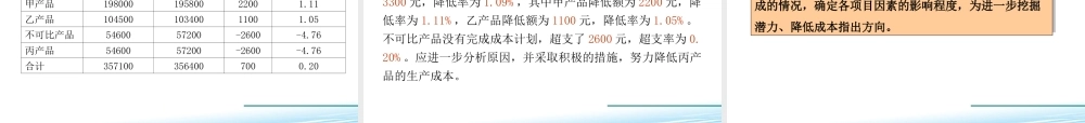 课件-情境五 成本费用报表分析..ppt