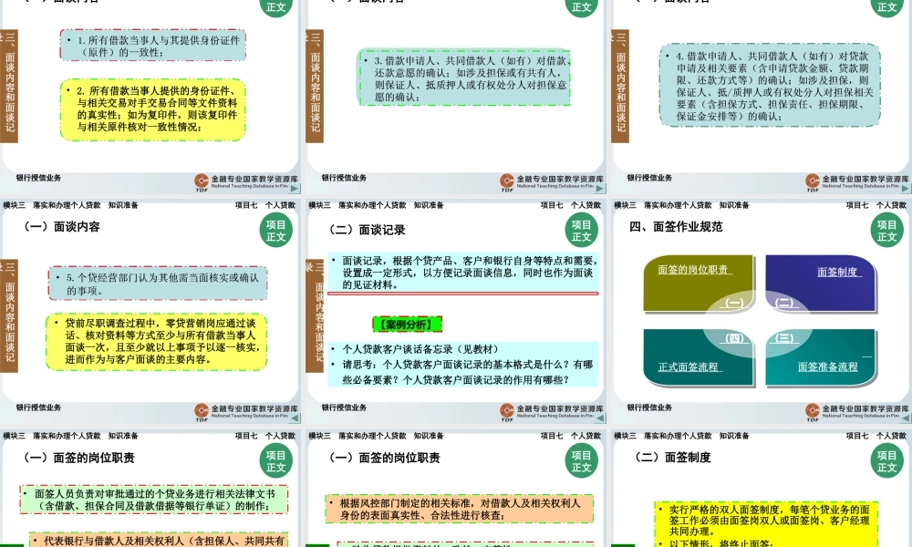 落实和办理个人贷款.ppt