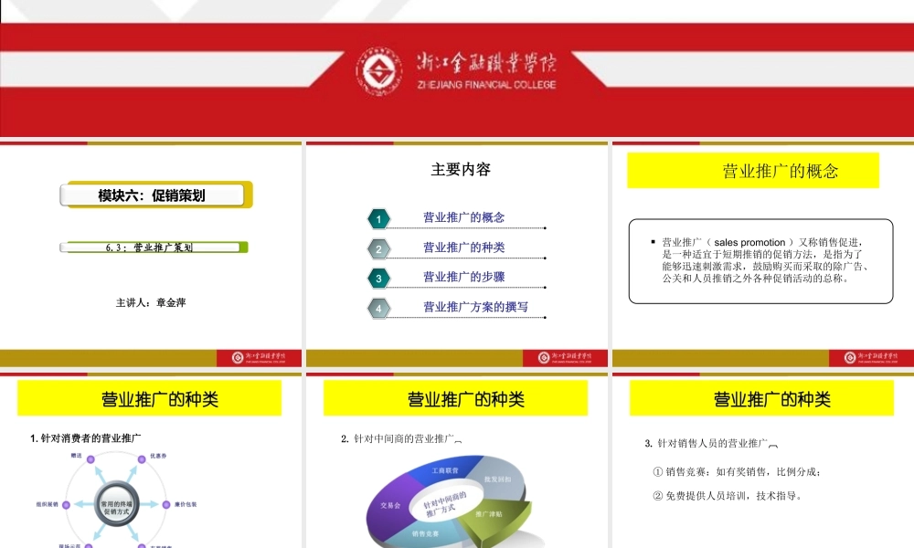 模块六 6.3营业推广策划.ppt