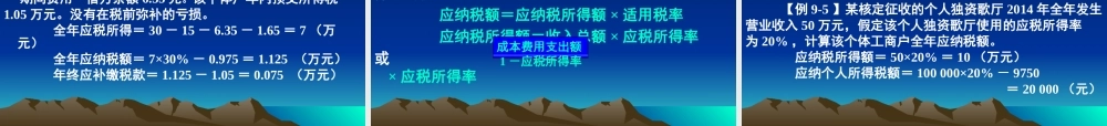 模块九个人所得税法会计.ppt