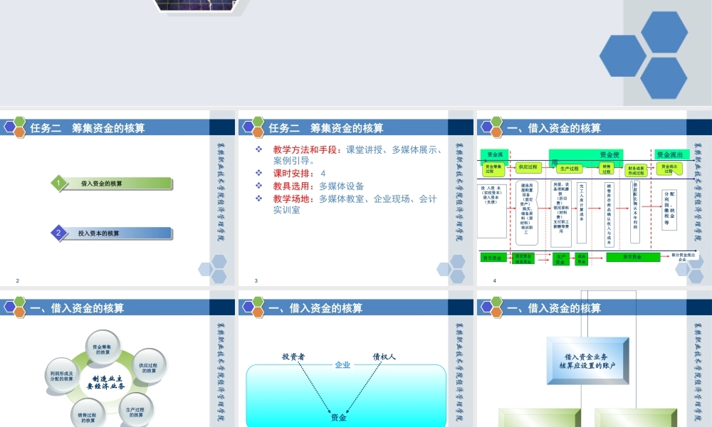情景三任务二 筹集资金的核算.pptx