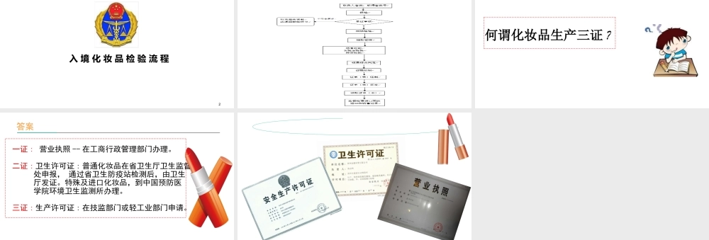入境化妆品检验流程.ppt