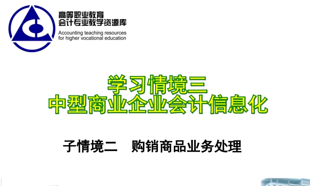 课件：0302购销商品业务处理..ppt