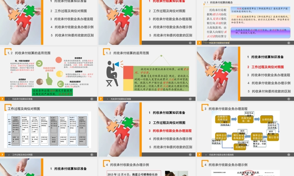 托收承付收款业务的核算.ppt