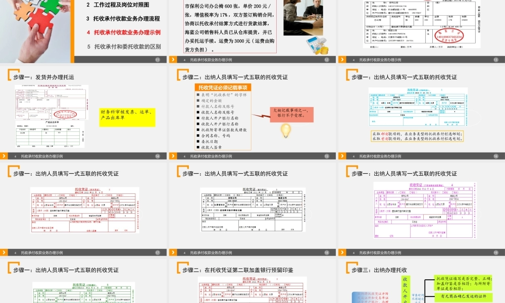 托收承付收款业务的核算.ppt