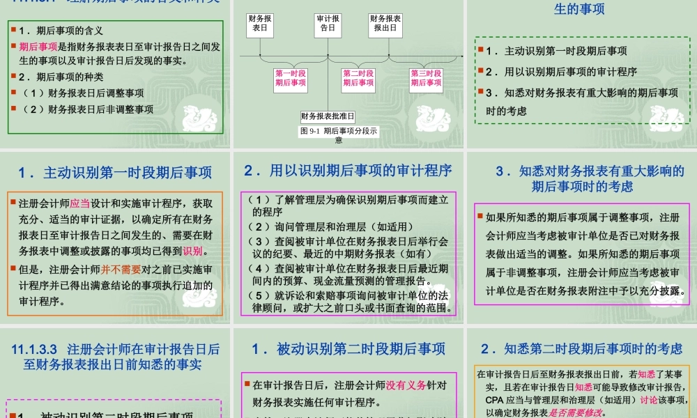 项目11完成审计工作与出具审计报告.ppt