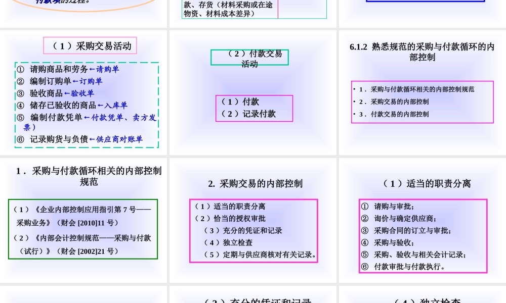 项目6采购与付款循环审计.ppt
