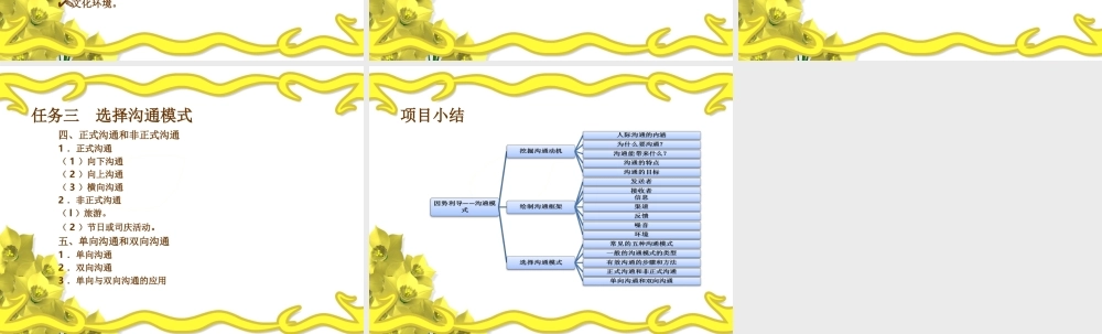 项目九因势利导——沟通模式.ppt