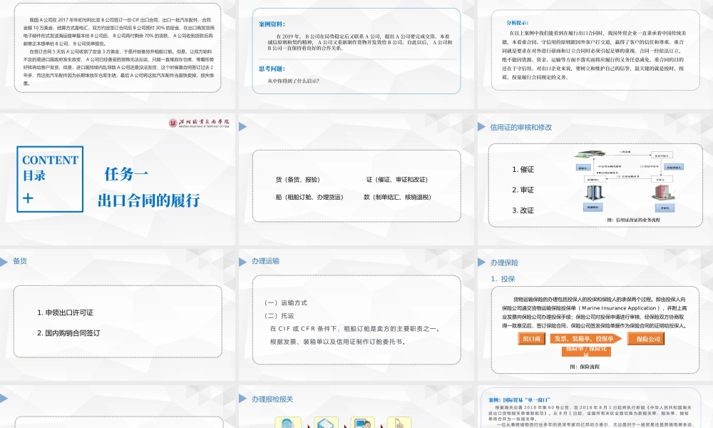 项目九 国际贸易合同履行.pptx