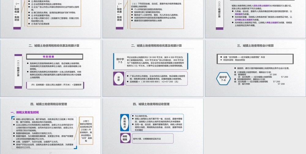 学习任务7.3 城镇土地使用税会计.pptx
