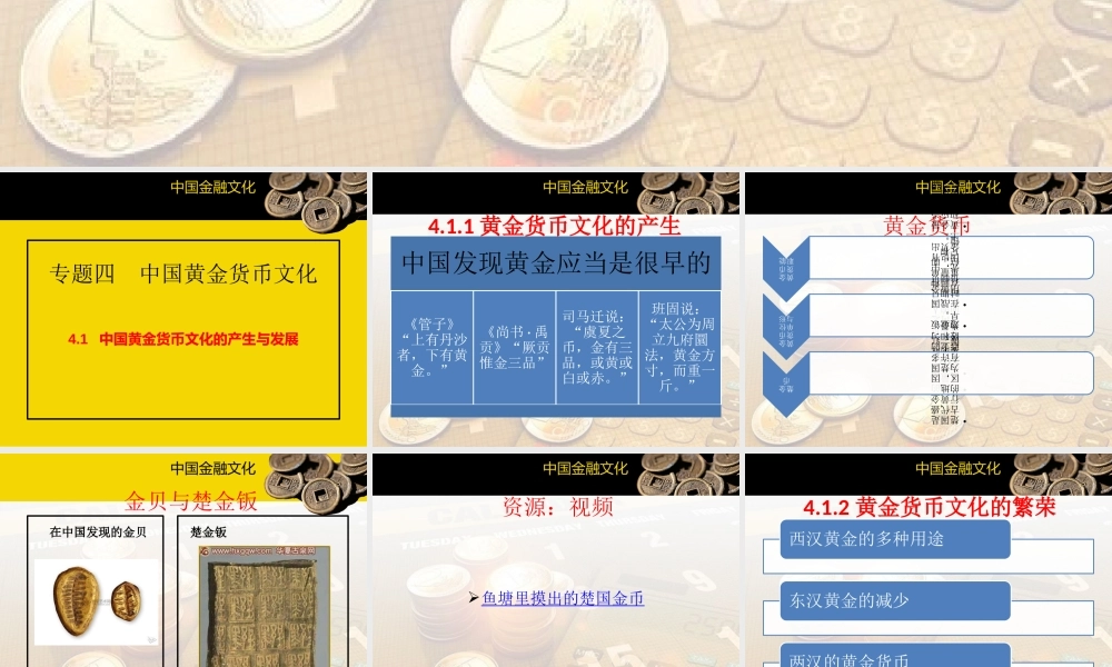 专题四中国黄金货币文化（1）.pptx