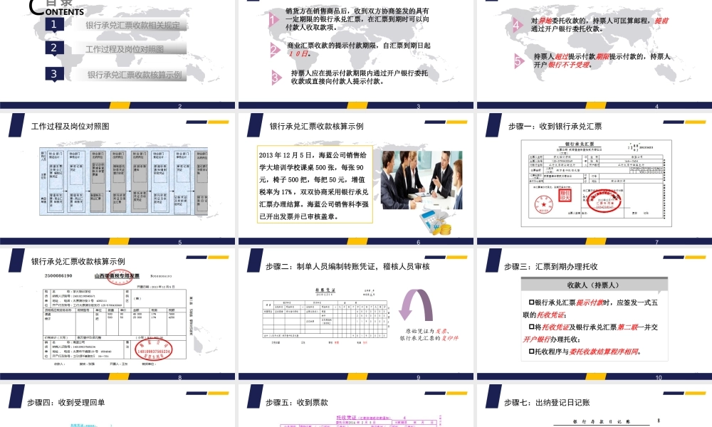 银行承兑汇票收款业务的核算.ppt