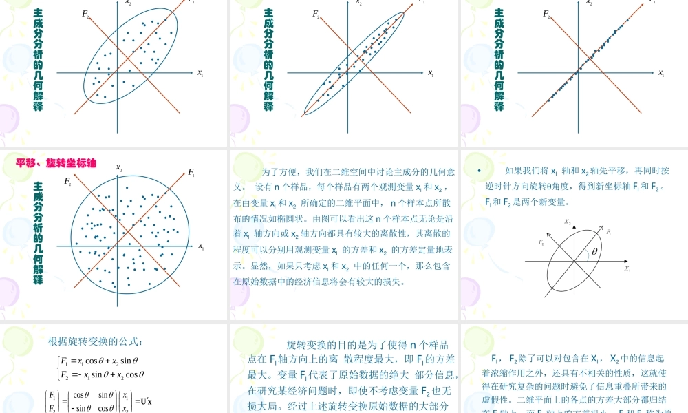 7[1].主成分分析2008-10修订.ppt