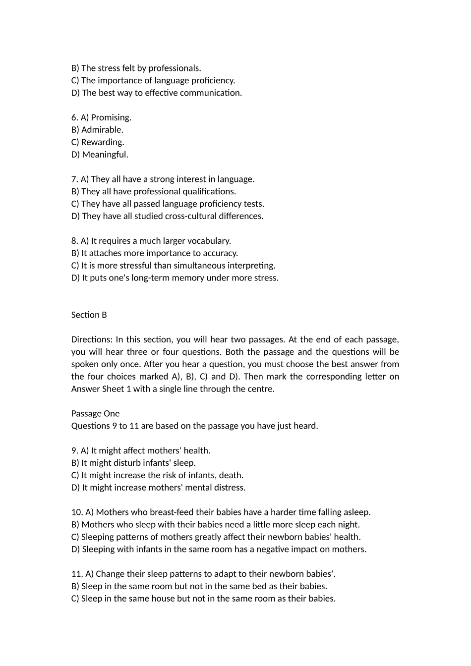 2016年6月英语六级考试真题答案和解析(第2套).docx_第2页