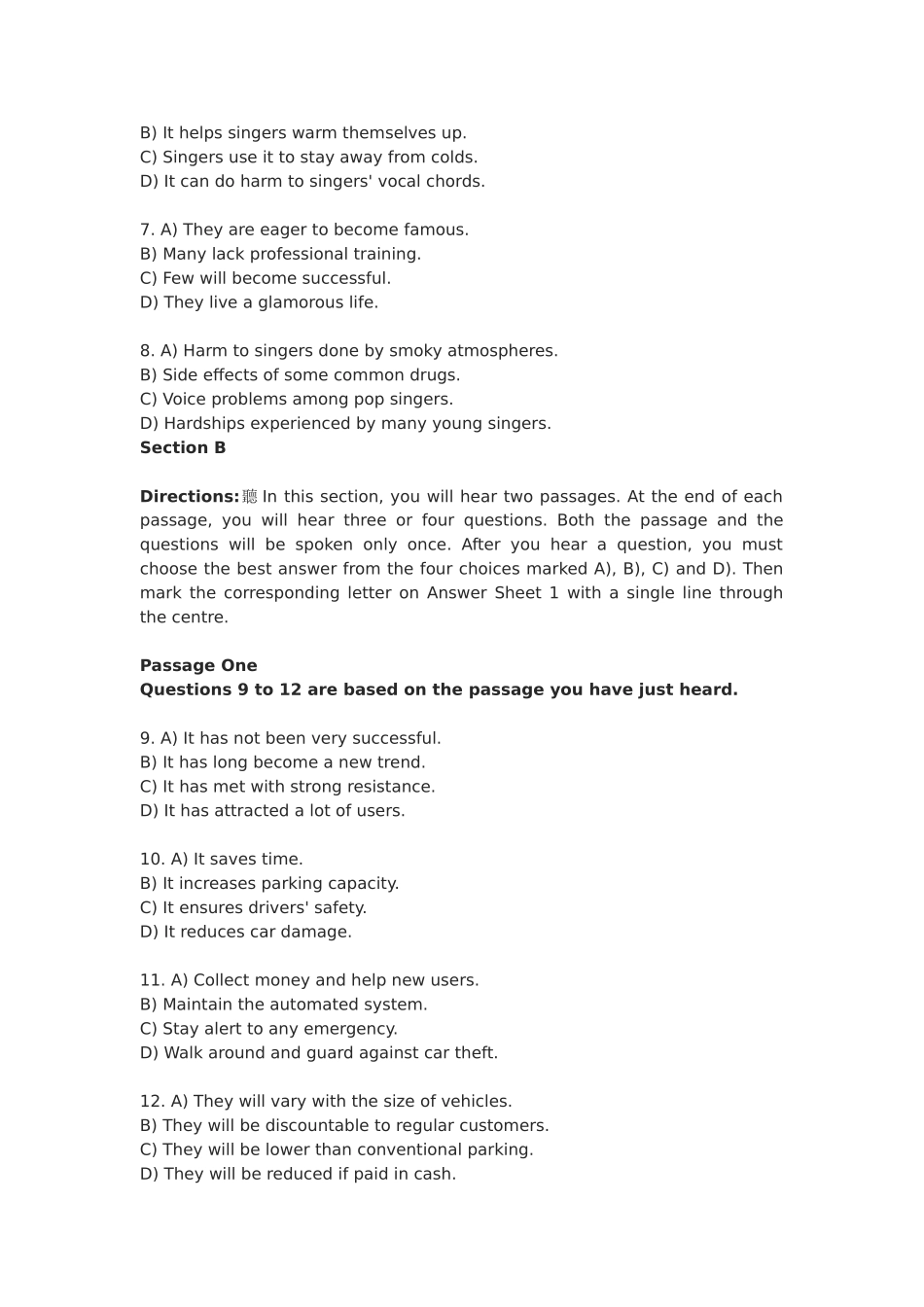 2016年6月英语六级考试真题答案和解析(第3套).docx_第2页