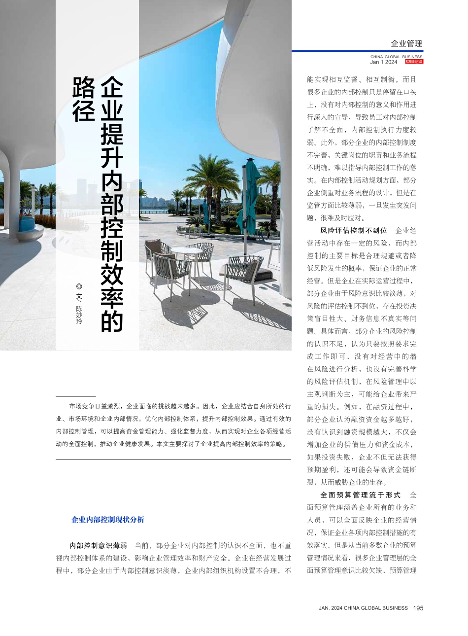 企业提升内部控制效率的路径.pdf_第1页