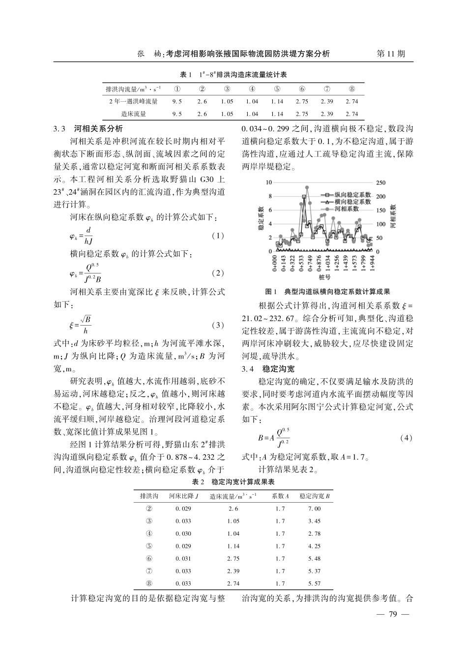 考虑河相影响张掖国际物流园防洪堤方案分析.pdf_第2页