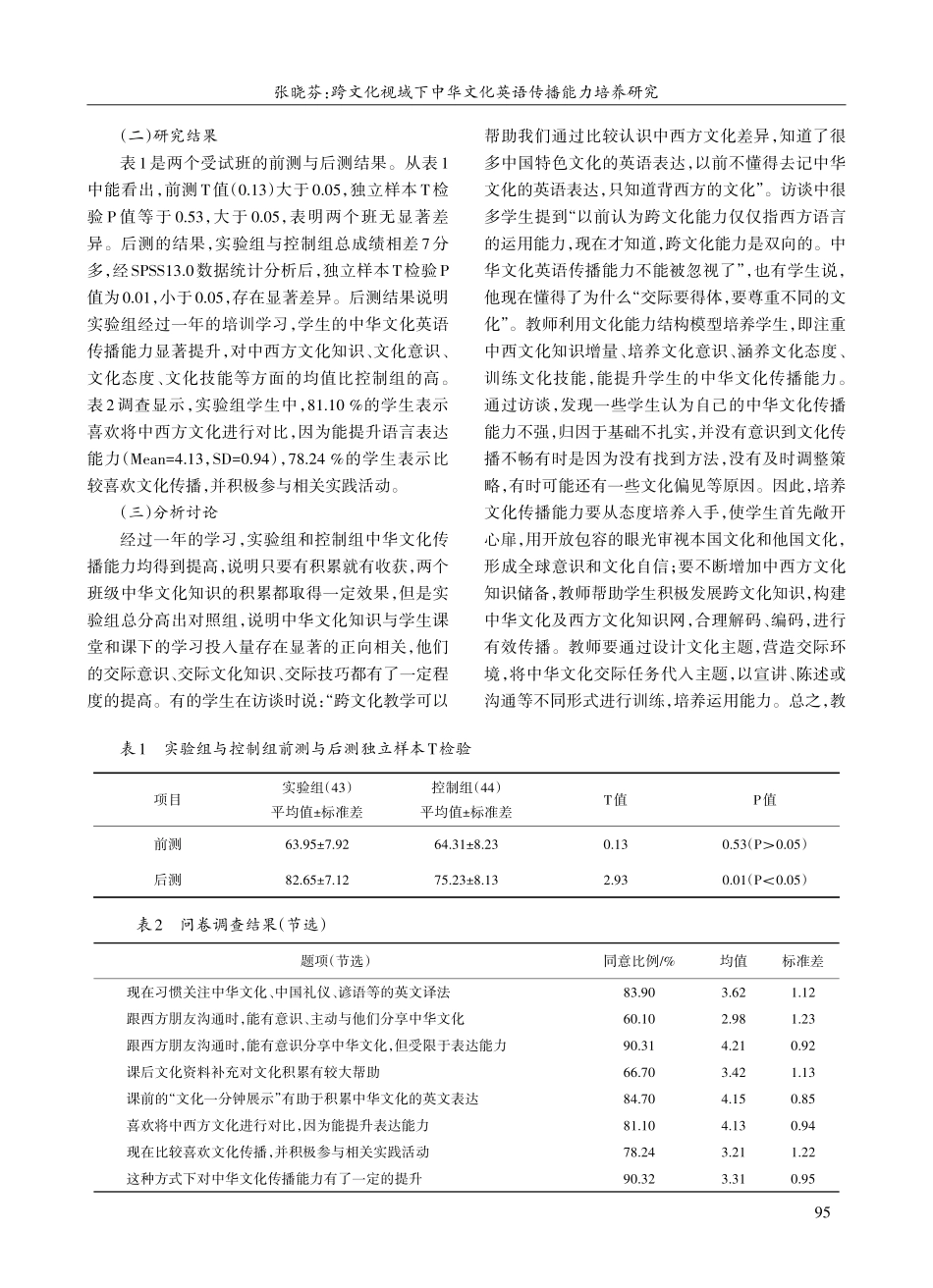跨文化视域下中华文化英语传播能力培养研究——以高职英语师范生为例.pdf_第3页